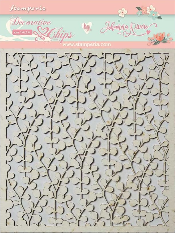 Stamperia Decorative Chips - Circle of Love Texture (SCB39)