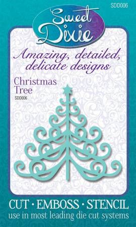 Sweet Dixie Craft Dies - Christmas Tree (06)