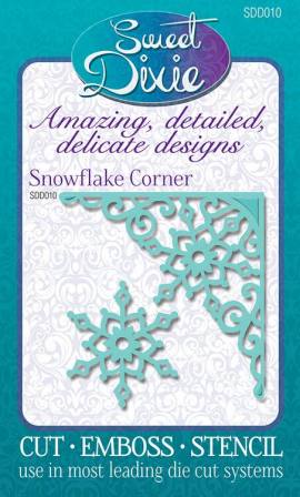 Sweet Dixie Craft Dies - Snowflake Corner  (010)