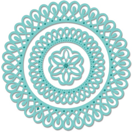 Sweet Dixie Craft Dies -  Dotted Doily Circle Frame (SDD020)