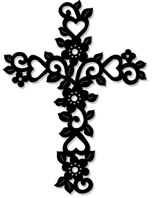 Sweet Dixie Dies - Filigree Floral Cross (SDD157)