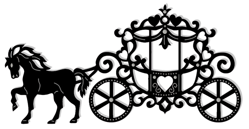 Sweet Dixie Dies - Filigree Fairytale Coach & Horse (SDD161)