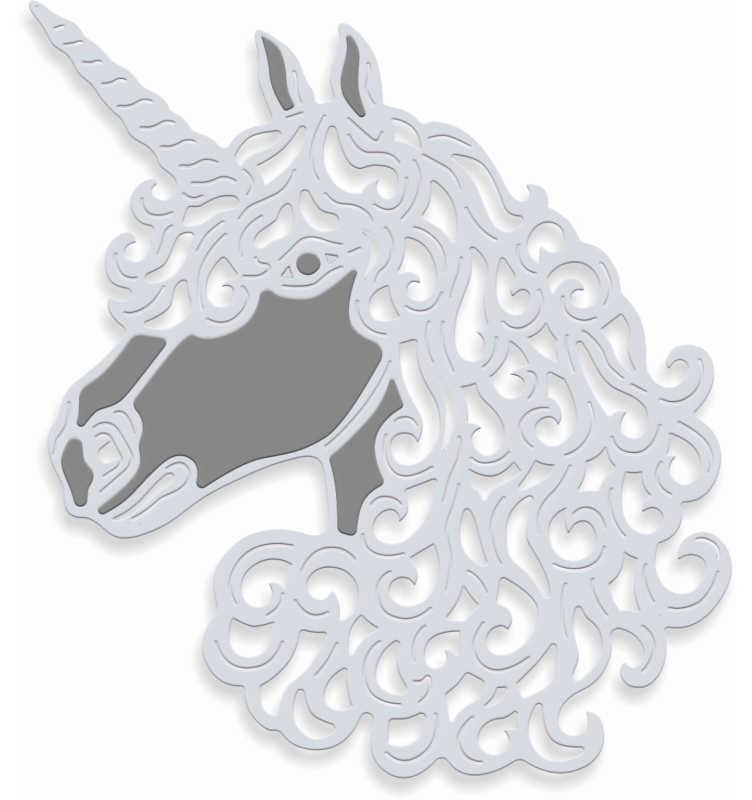 Sweet Dixie Dies - Unicorn Head (SDD338)