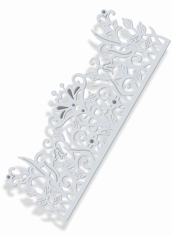 Sweet Dixie Dies - Fantasy Floral Border (SDD342)