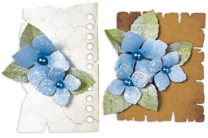 Stamperia Notes and Flowers A6 Cutting Dies (SFT16) 