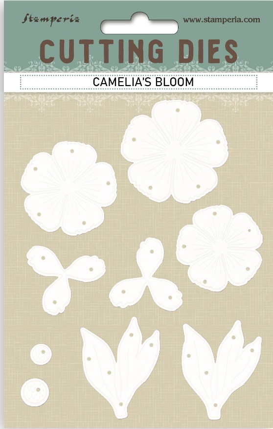 Stamperia Camelia's Bloom A6 Cutting Dies (SFT17) 
