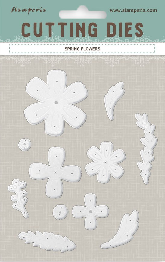 Stamperia All Around A6 Cutting Dies Spring Flowers (SFT19)
