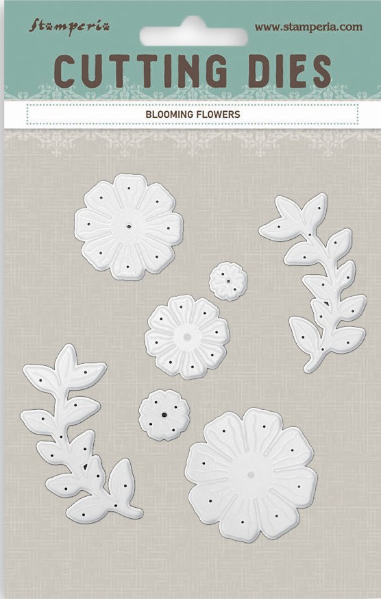 Stamperia All Around A6 Cutting Dies Blooming Flowers (SFT20) 