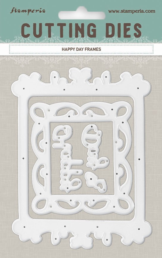 Stamperia All Around A6 Cutting Dies Happy Day Frames  (SFT22) 