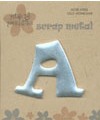 Silver Metal Alphabet - A