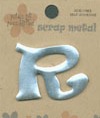 Silver Metal Alphabet - R