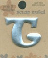 Silver Metal Alphabet - T