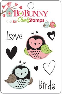 Bo Bunny Love Bandit Clear Stamps 