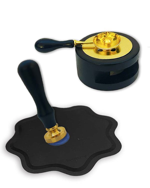 Stamperia  Wax and Seals Black Seal Mat 15cm (WAX03)