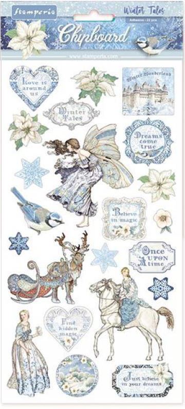 Stamperia Chipboard - WINTER TALE