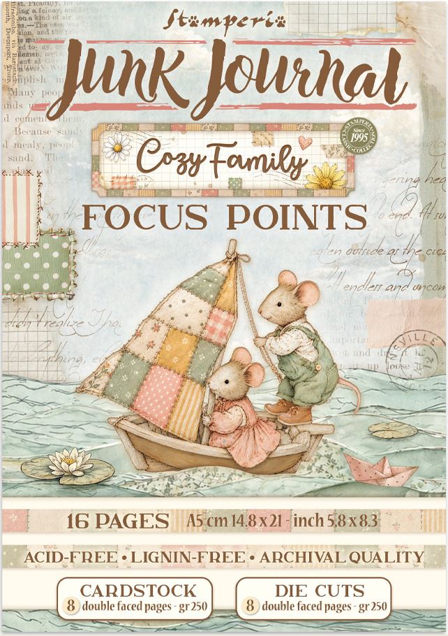 Stamperia Cozy Family Junk Journal A5 Focus Points (SBJKS11) 
