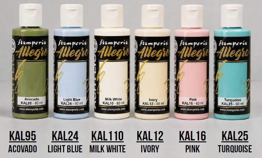Stamperia Cozy Family Allegro Paint Kit (6pcs) (KALKIT78) 