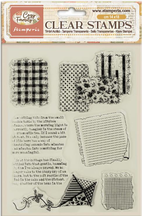 Stamperia Cozy Family Clear Stamps (WTK248) 