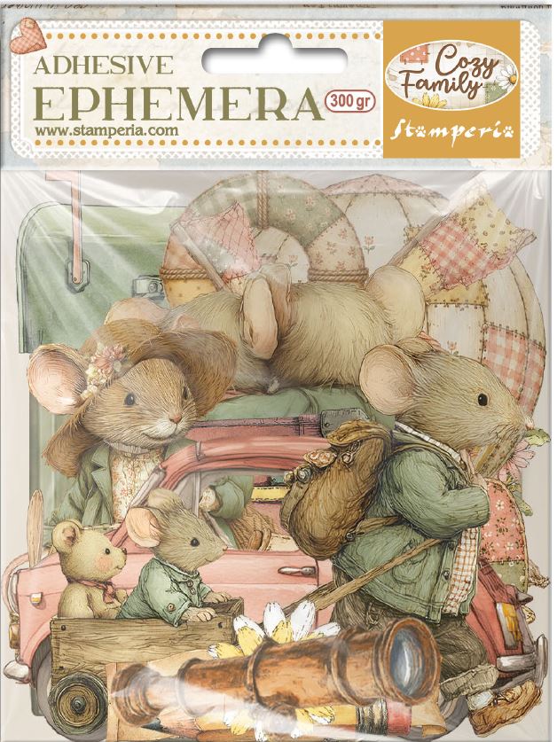 Stamperia Cozy Family Ephemera (DFLCT93) 