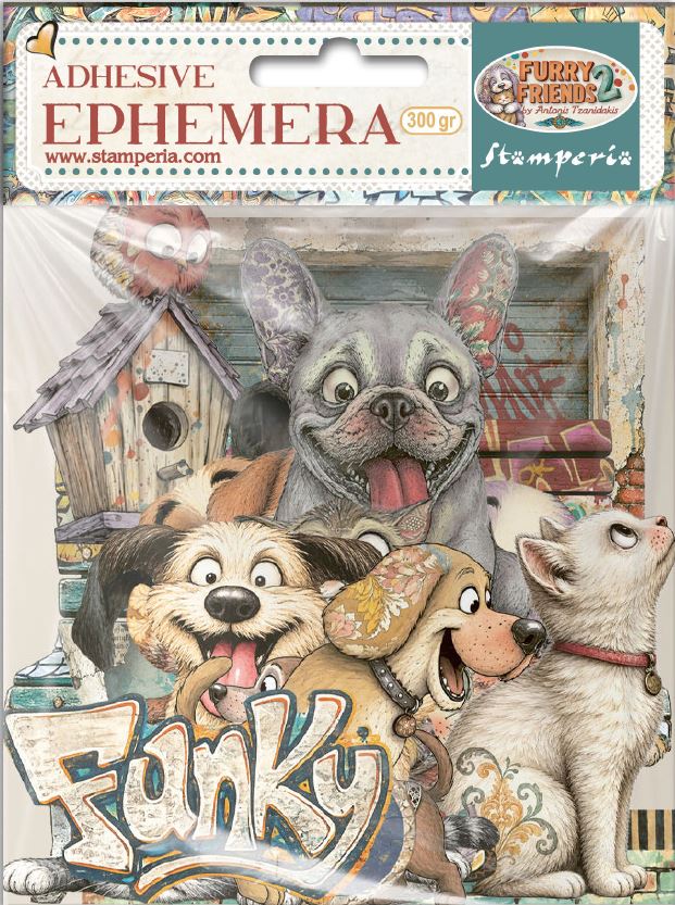 Stamperia Furry Friends 2 Ephemera