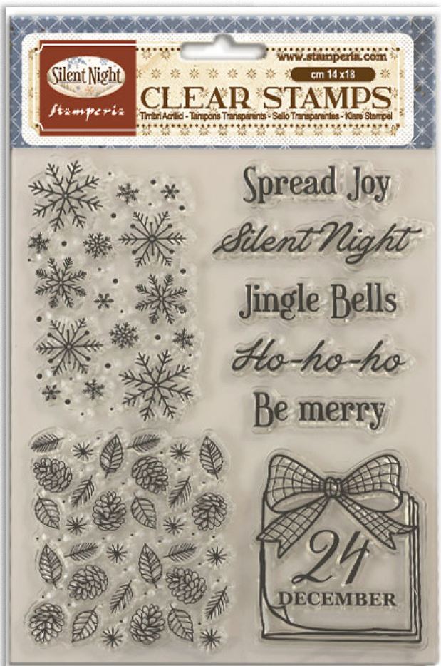 Stamperia Silent Night Clear Stamps  (WTK244)