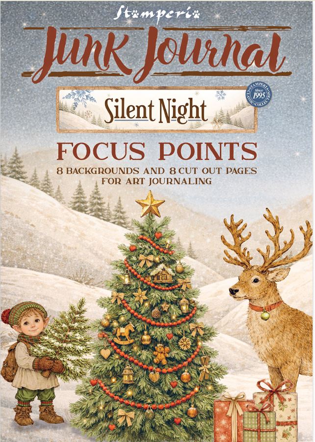 Stamperia Silent Night A5 Junk Journal Focus Points