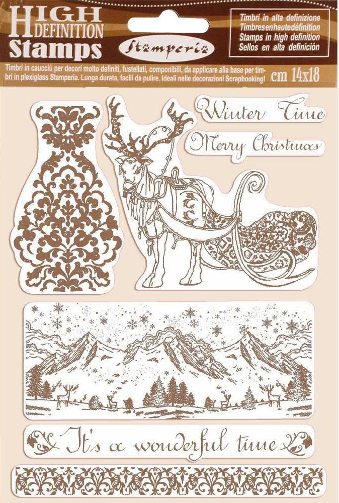 Stamperia Stamps - WINTER TALES  WINTER TIME (WTKCC169)