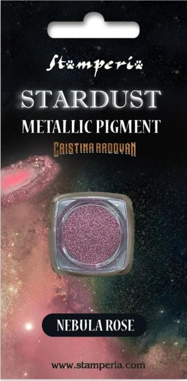 Stamperia Stardust Metallic Pigment NEBULA ROSE