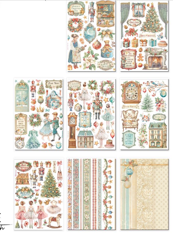Stamperia The Nutcracker A5 Washi Pad