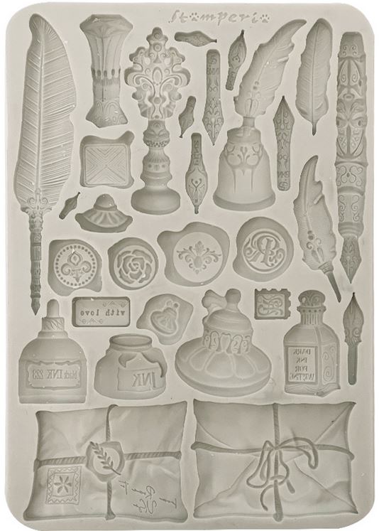 Stamperia Venice City of Art A5 Silicon Mould - Calligraphy (KACMA563)