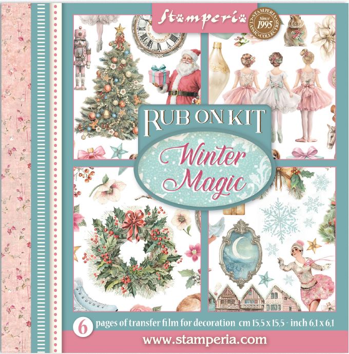 Stamperia Winter Magic Rub-On 6