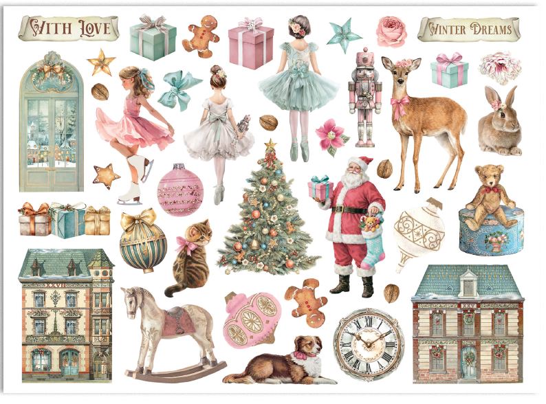 Stamperia Winter Magic Die Cuts Assorted 