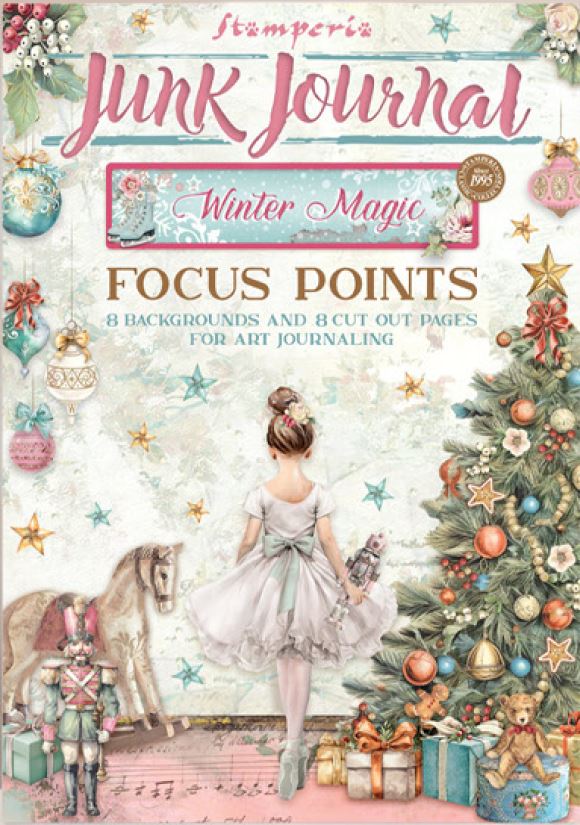 Stamperia Winter Magic Junk Journal A5 Focus Points (SBJKS04) 