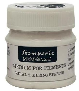 Stamperia  Medium for Pigment 50ml Metal and Gilding Effect