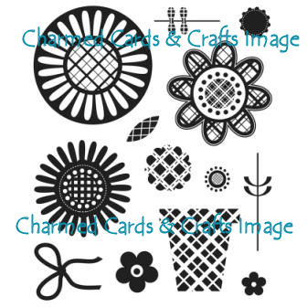 Basic Grey Marjolaine Bitsy Clear Stamps Planting