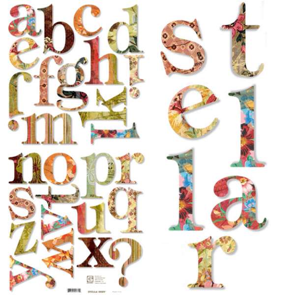 SALE: Basic Grey  Stella Ruby - Monograms