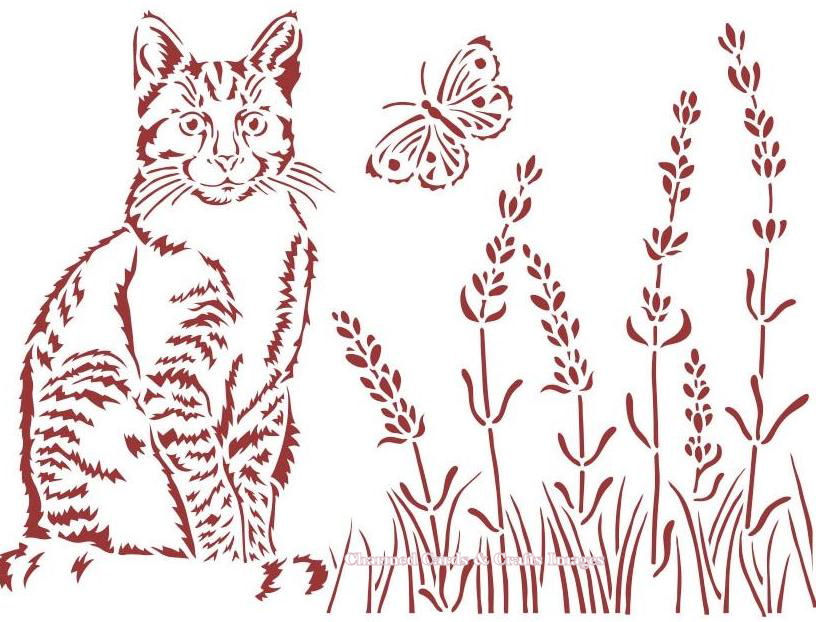 Stamperia Provence Stencil 20x15cm   - Cat KSD309 