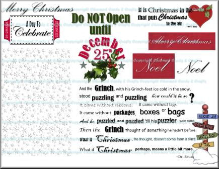 Santa's Little Helpers Sentiments