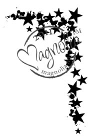 Magnolia Stamps - Shooting Stars Border