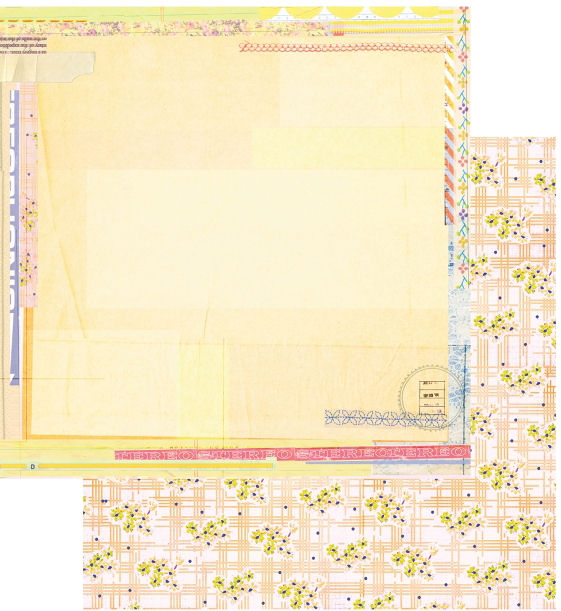 Basic Grey Soliel Paper - Citrus