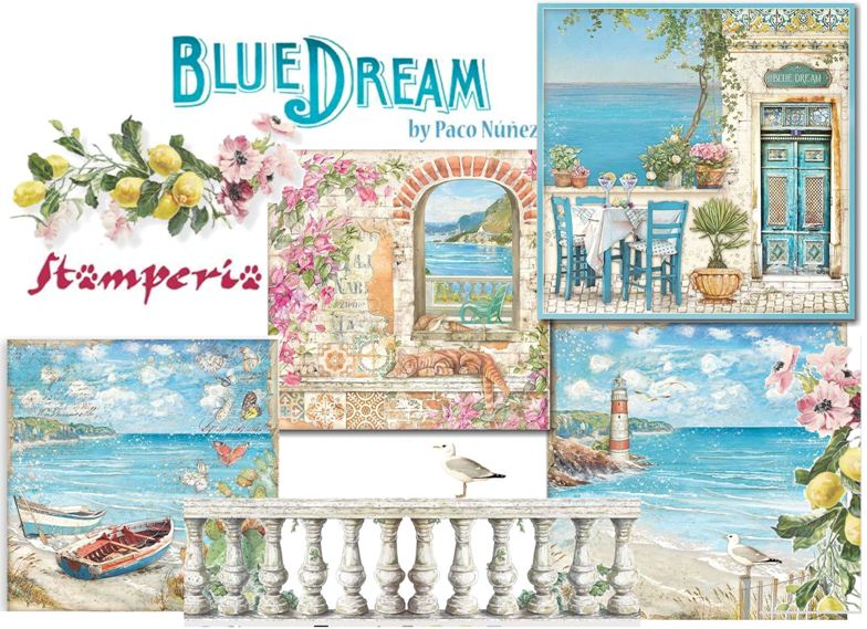 Stamperia Blue Dream