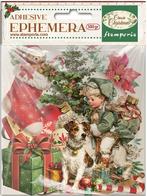 NEW Stamperia Classic Christmas Ephemera (DFLCT85)