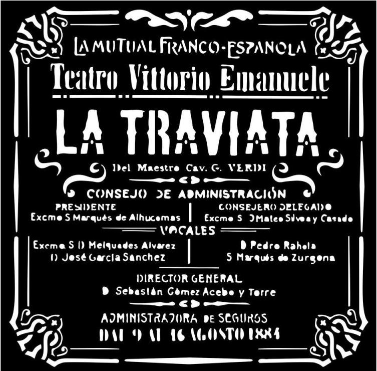 Stamperia Desire Stencil - La Traviata KSTDQ69 