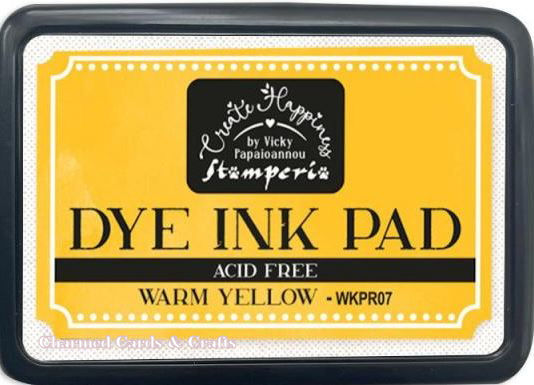 Stamperia Create Happiness Dye Ink Pads - WARM YELLOW