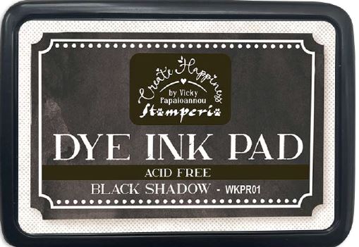 PRE-ORDER: Stamperia Create Happiness Dye Ink Pads - BLACK SHADOW