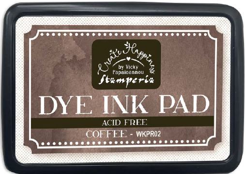 PRE-ORDER: Stamperia Create Happiness Dye Ink Pads - COFFEE
