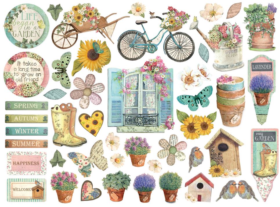 Stamperia Garden - DIE-CUTS