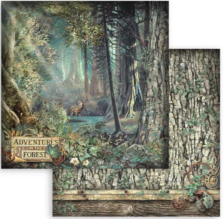 Stamperia Magic Forest  Double-Sided Paper - Adventure Forest SBB917 