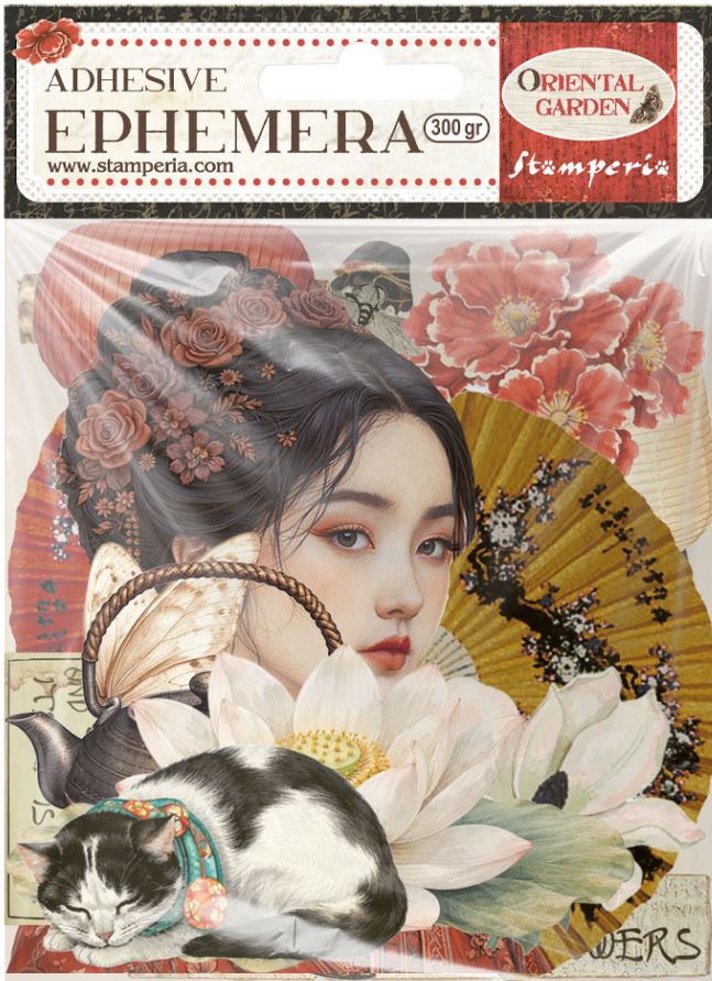 Stamperia Oriental Garden Ephemera (DFLCT87) 