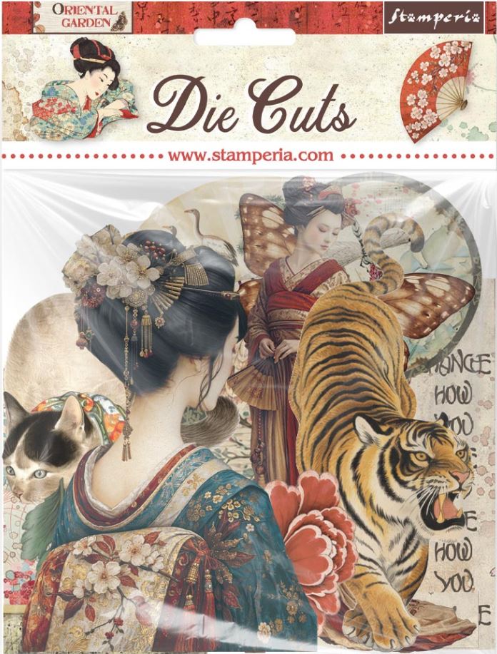 Stamperia Oriental Garden Die Cuts Assorted (DFLDC139) 